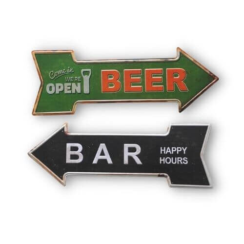 Arrow Beer tin sign, Bar sign wholesale