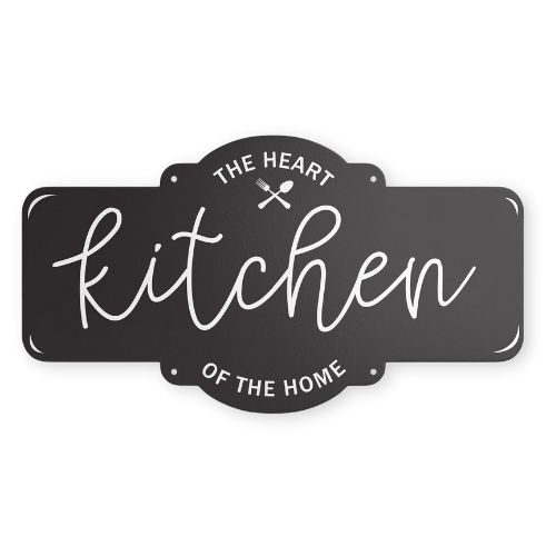 Personalized Metal Kitchen Signs