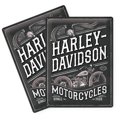 harley davidson metal signs