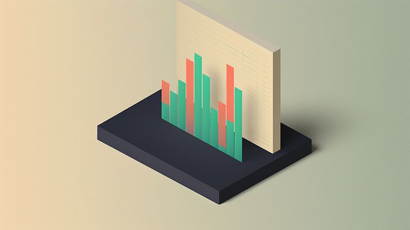 rising bar graph for profit margin