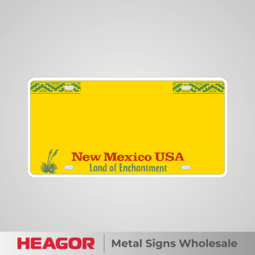 new mexico usa car plate, land of enchantment