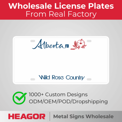 alberta custom license plate