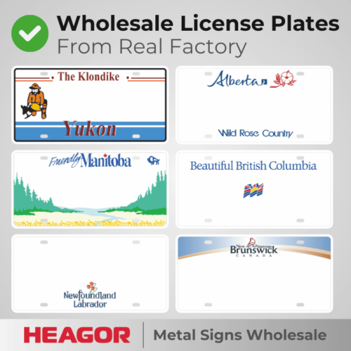 canadian license plate blank wholesale